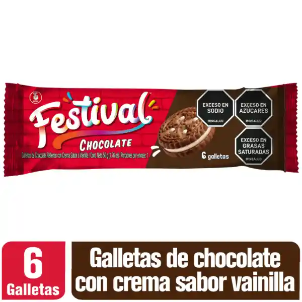 Festival Galleta Sabor Chocolate