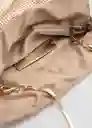 Bolso P Fran Oro Talla 99 Mujer Mango