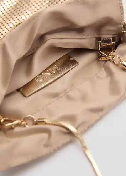 Bolso P Fran Oro Talla 99 Mujer Mango