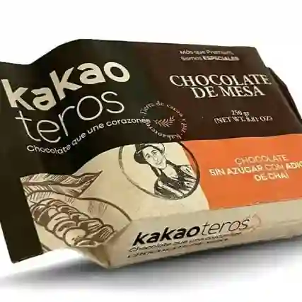 Chocolate de Mesa 100 con Chai 250gr