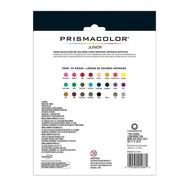 Prismacolor Lápiz de Color Junior Unipunta