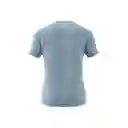 Adidas Camiseta Run Icons 3 Bar Para Hombre Azul Talla XL