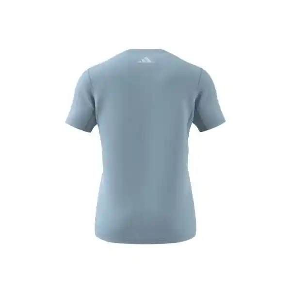 Adidas Camiseta Run Icons 3 Bar Para Hombre Azul Talla XL