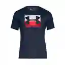 Under Armour Camiseta Ua Boxed Sportstyle Ss Azul Talla LG