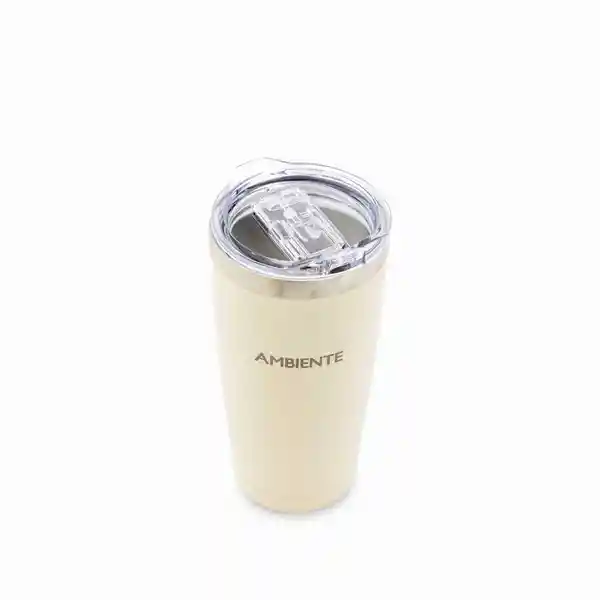 Termo Sierra Beige en Acero Inoxidable 550 mL Ambiente Gourmet