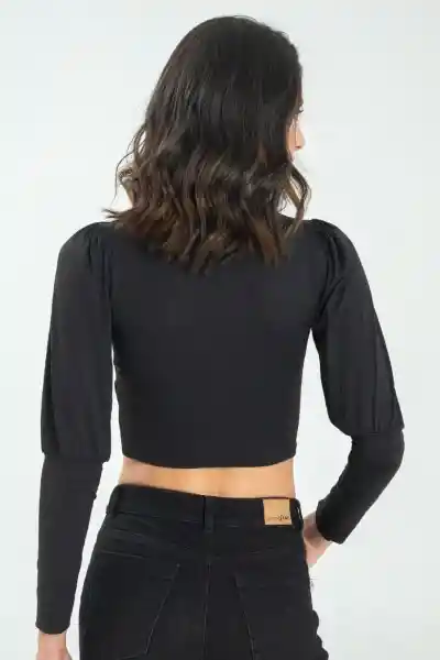 Crop Top Atwood Color Negro Talla M Ragged