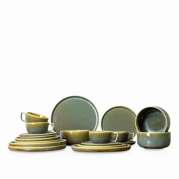Set Vajilla Jasper 4 Puestos Ambiente Gourmet