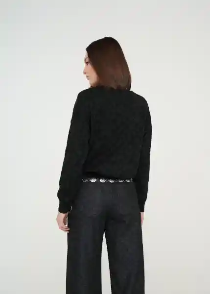 Tejido Mujer Negro Puro Ultraoscuro Talla L 489g055 Naf Naf