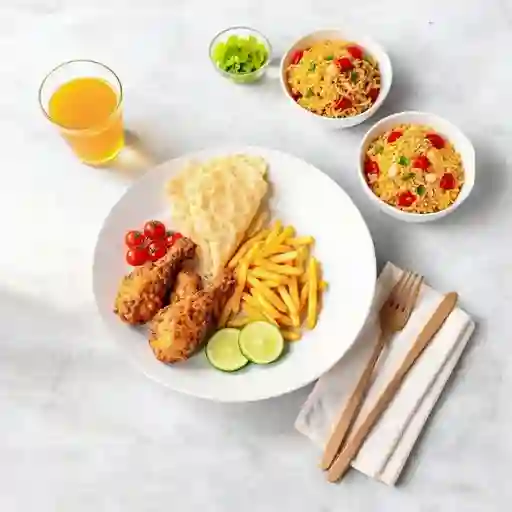 Almuerzo ejecutivo broaster