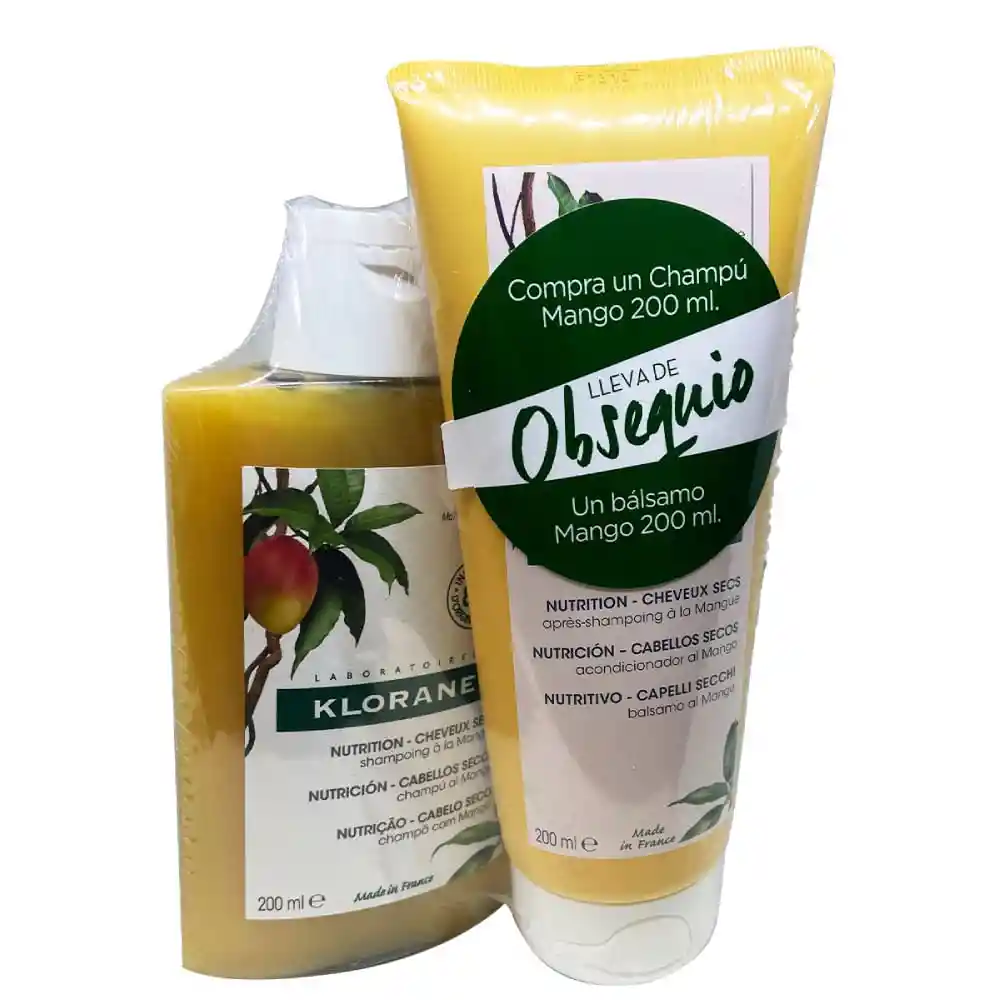 Klorane Shampoo Mango + Bálsamo