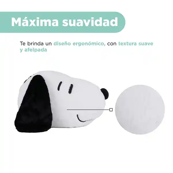 Cojín Con Forma de Cabeza Snoopy Serie Snoopy 16 in Miniso