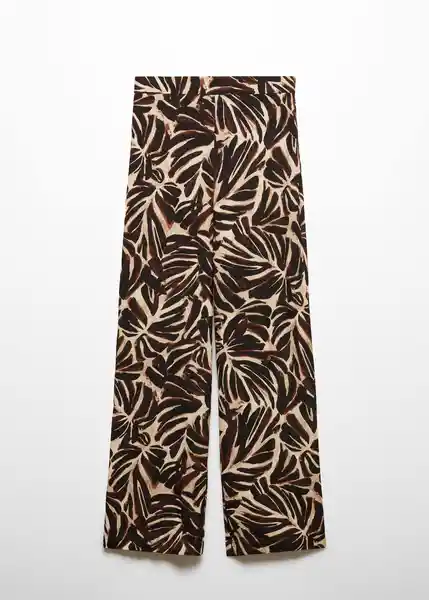 Pantalón Claudie Crudo Talla L Mujer Mango