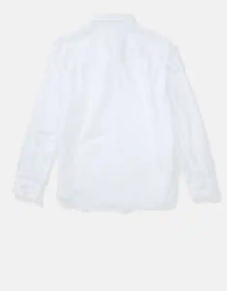 Camisa Mezcla Hombre Blanco Talla MEDIUM American Eagle