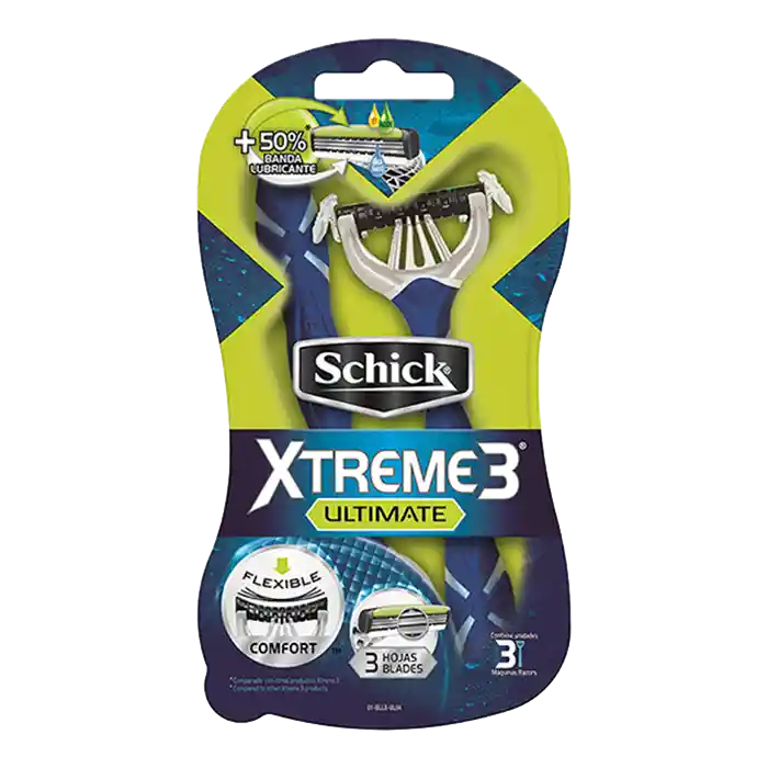 Schick Máquina de Afeitar Desechable Xtreme 3 Ultimate