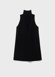 Vestido Becca Negro Talla M Mujer Mango