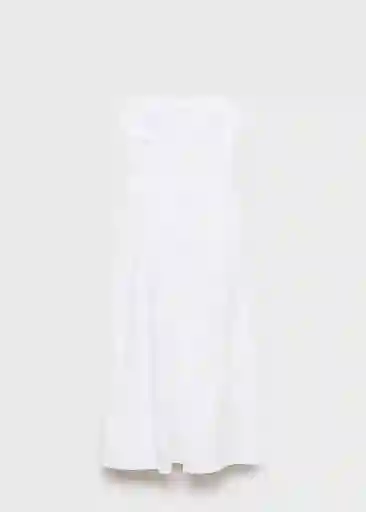 Vestido Wispa Blanco Talla S Mujer Mango