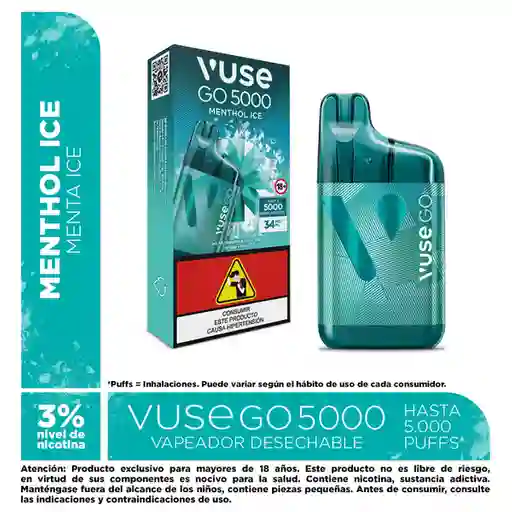 Vuse go Vapeador Menthol Ice 5000