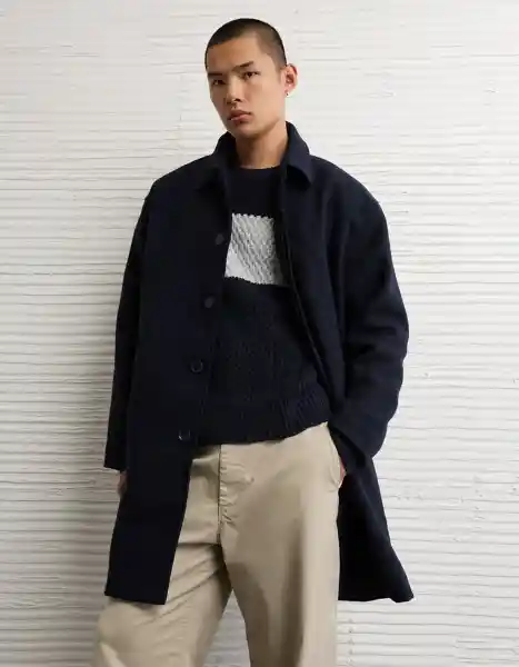 Chaqueta Hombre Azul Talla SMALL 1780410 American Eagle