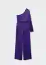 Enterizo Mono Circle Violeta Talla S Mujer Mango