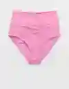 Panti de Bikini Aerie Rosa Talla: MEDIUM 6013671 American Eagle