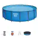 Bestway Piscina Estructural 457 cm x 122 cm Con Bomba 56439