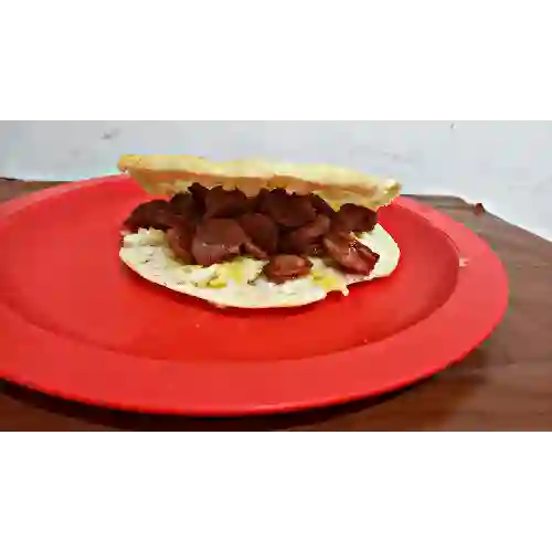 Arepa con Chorizo