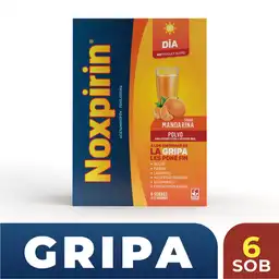 Noxpirin Antigripal Día en Polvo Sabor a Mandarina