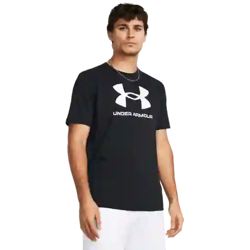 Under Armour Camiseta Sportstyle Logo Hombre Negro Talla LG