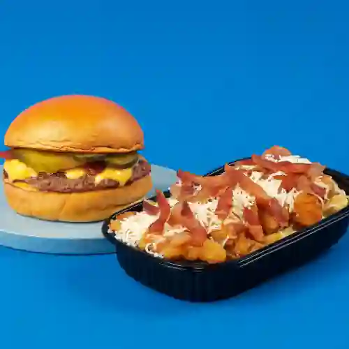 Burger & Chicken Fries + Coca 250