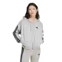 Adidas Chaqueta 3S Ft Fz Hd Lifestyle Mujer Gris Talla L