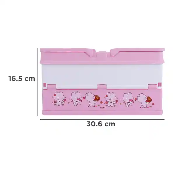 Organizador de Plástico Plegable Ratora Rosa Miniso