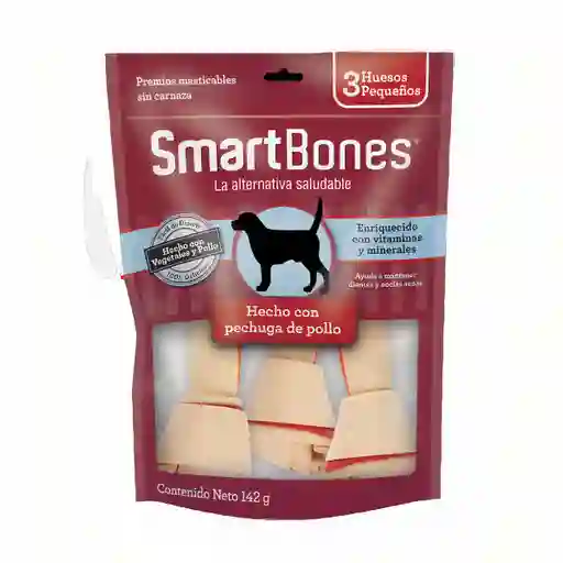 Smartbones Hueso Masticable para Perros Raza Pequeña 3Und