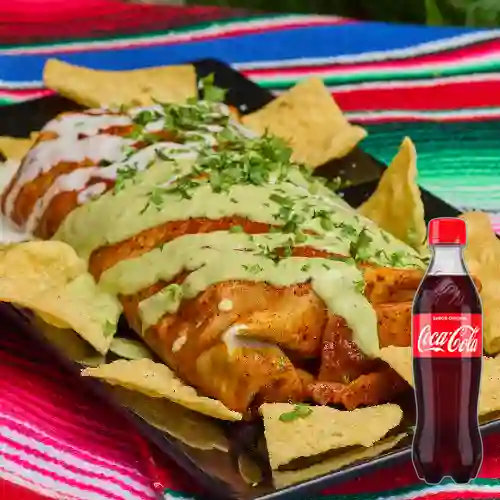 Combo Burrote + Coca-Cola Sabor Original 400 ml