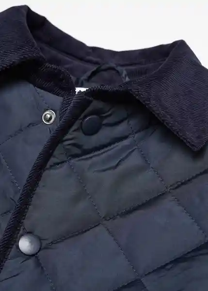 Abrigo Anorak Husky Navy Talla 09 Niños Mango