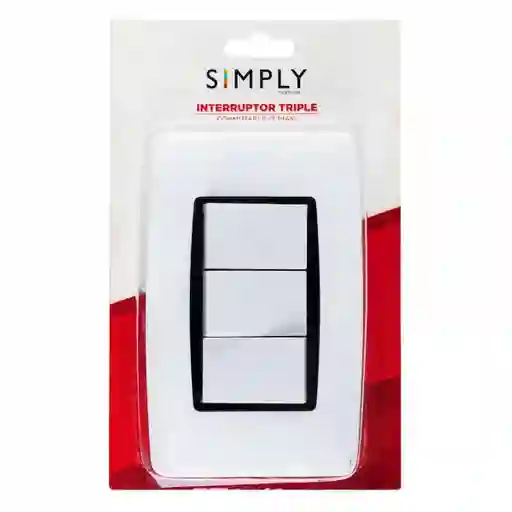 Simply Done Interruptor Simply Tri Conmuta SP-09055