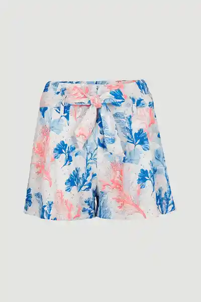 ONeill Shorts Belted Aop Blanco Talla L