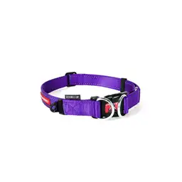 Ezydog Collar Para Perro Double up Morado Talla S