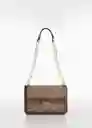 Bolso M Anna Marrón Talla 99 Mujer Mango