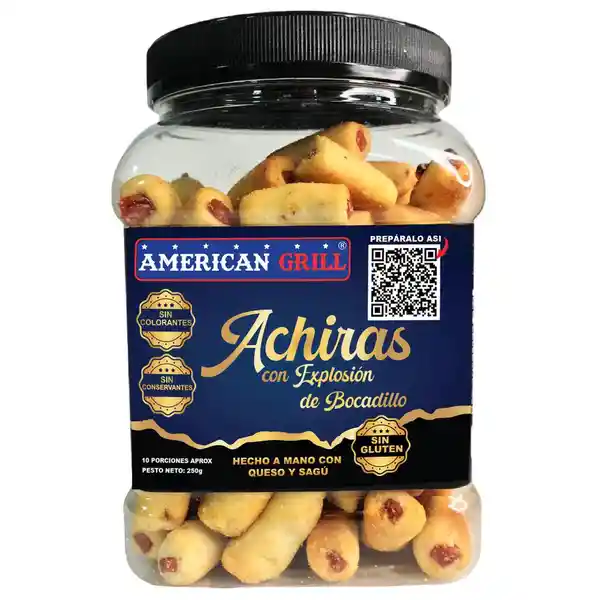 American Grill Achira Con Bocadillo
