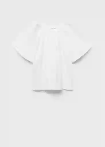 Top Aire Offwhite Talla 12 Niñas Mango