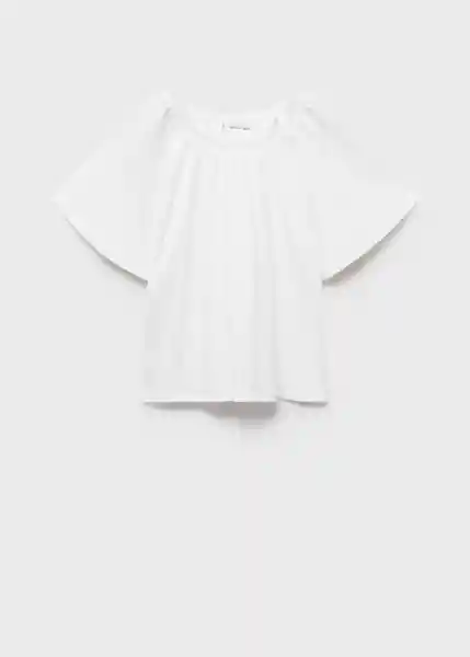 Top Aire Offwhite Talla 12 Niñas Mango