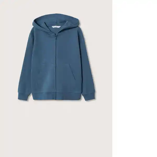 Sudadera Francia3 Azul Talla 10 Niños Mango