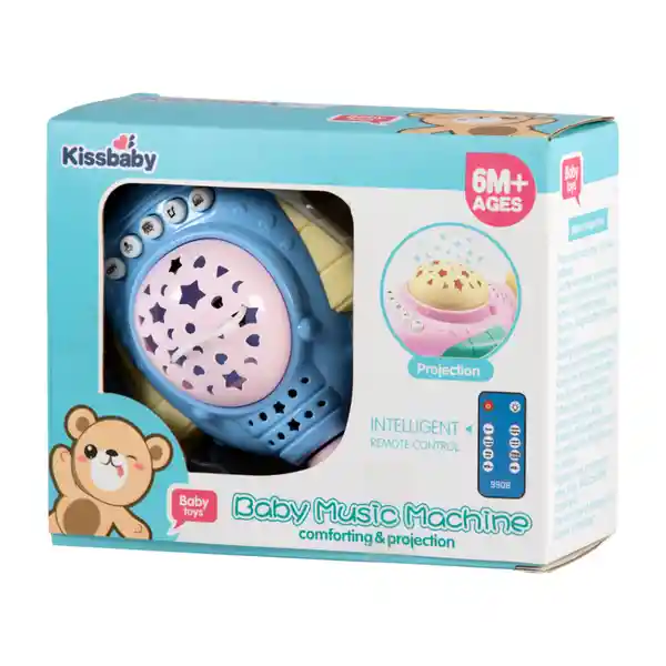 Kissbaby Proyector Musical Para Bebés Con Control Remoto