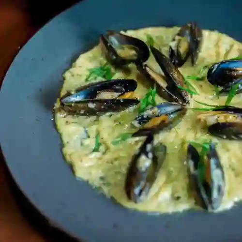 Mejillones Queso Azul