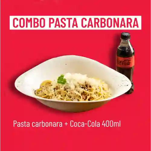 Pasta Carbonara + Coca Cola 400 ml Grati