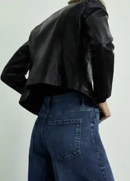 Jean Elise Tejano Oscuro Talla 40 Mujer Mango