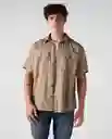 Camisa Hombre Gris Talla M 812G021_GRI160207