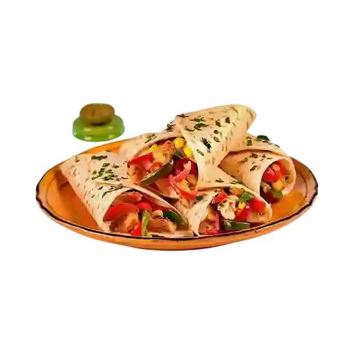 Taco alambre con pollo