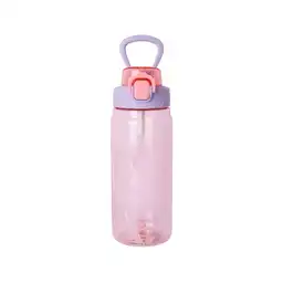 Botella de Plástico Rosa y Morado 780 mL Serie Miniso