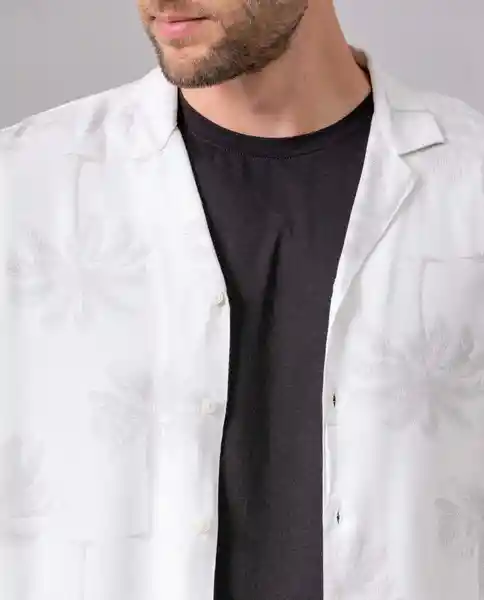 Camisa Hombre Resort Crudo Luna Claro Talla L 51333 Rifle